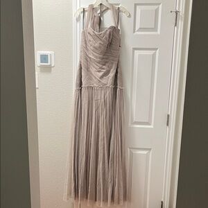 Vera Wang stone Maxi Dress
